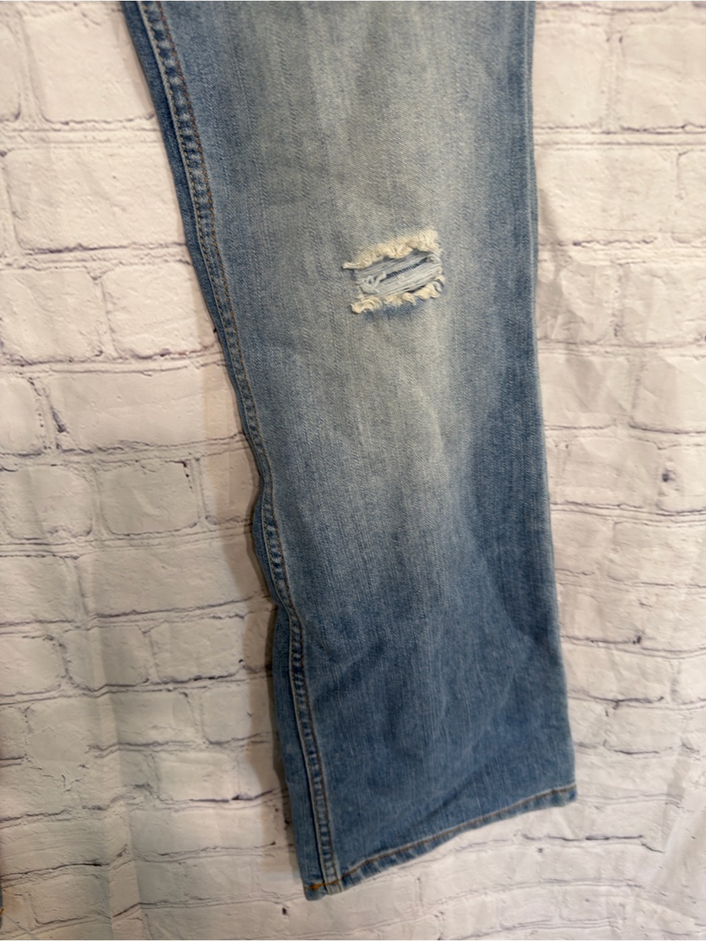 Paris Blues Faded Light Wash Flare Jeans Sz 7 - Picture 5 of 11